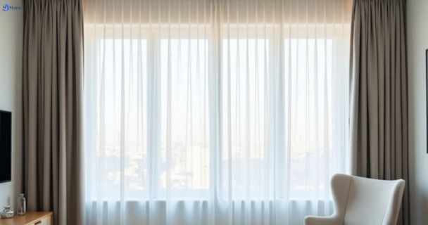 Freshly steam cleaned curtains in yeerongpilly QLD